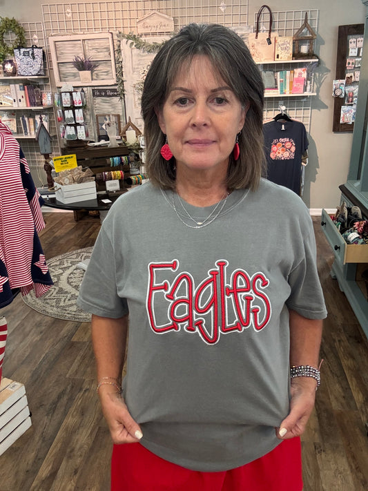 Sewing Memories 3-D Eagles SS Tee