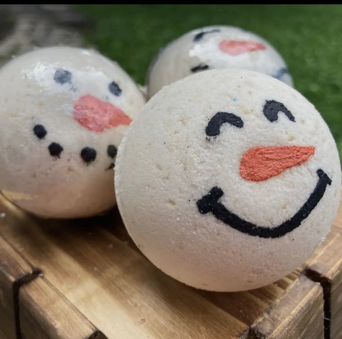 Snowman Goat Milk Bath Bomb