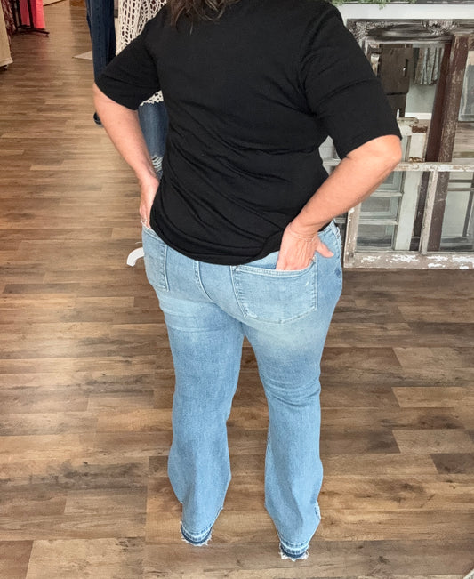 Judy Blue MR Destroy & Released Hem Bootcut Jean