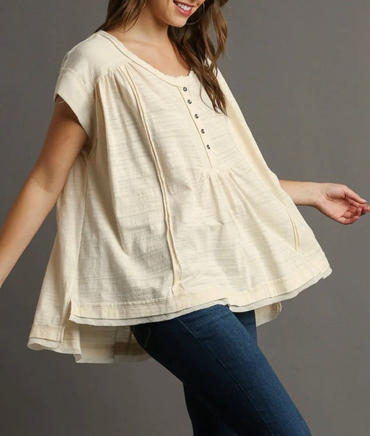 Opal Oversized Short Sleeve Top