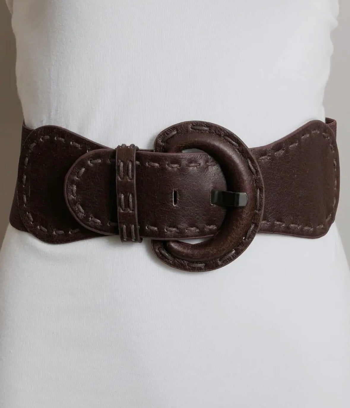 Wide Stitch Elastic Belt