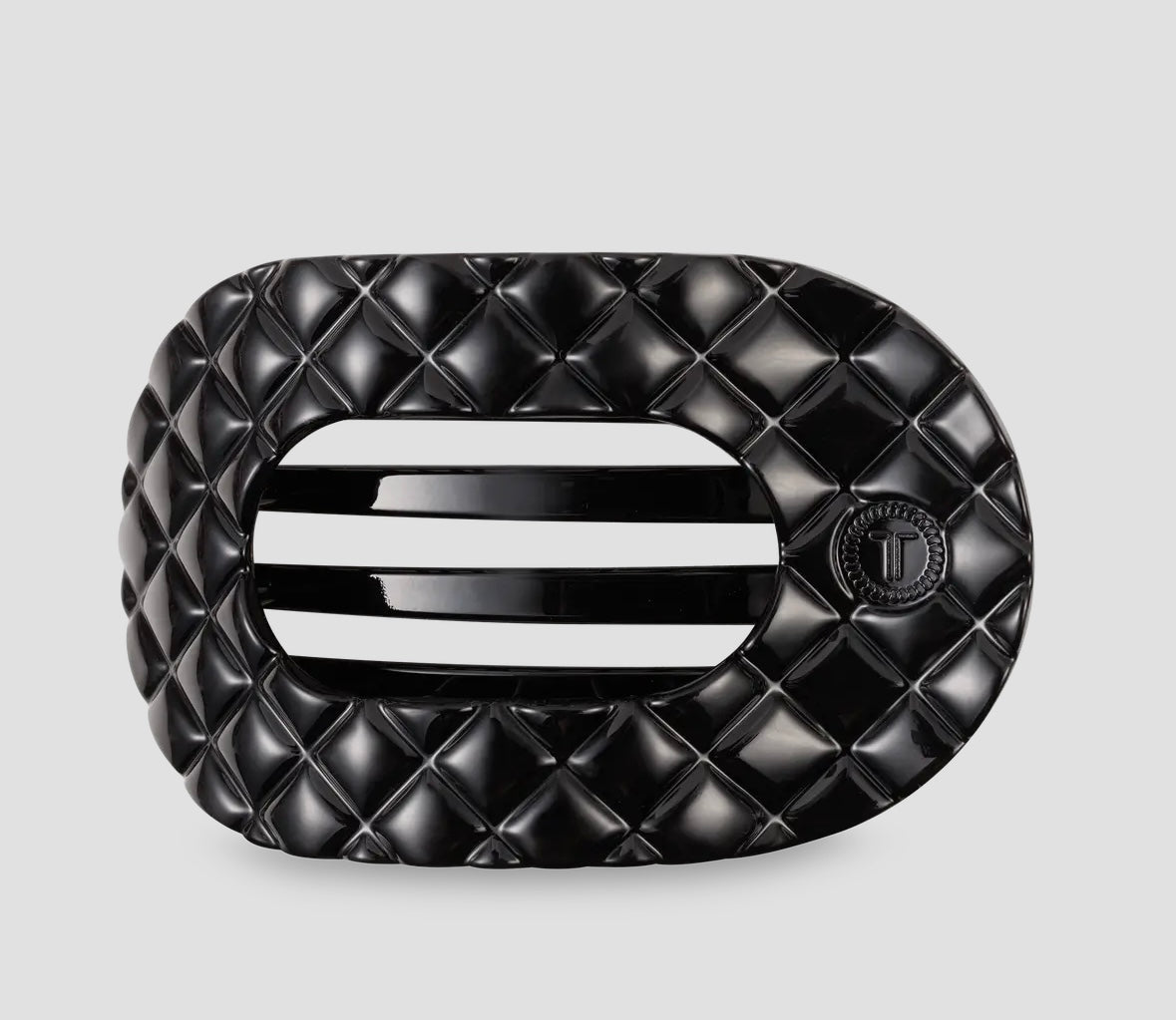 Teleties Round Flat Hair Clip-Medium