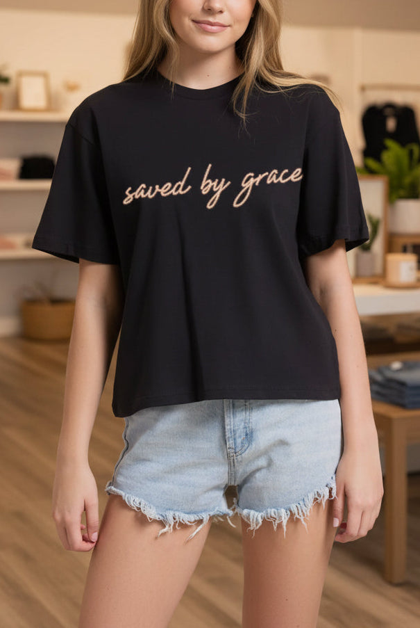 Saved By Grace SS Tee