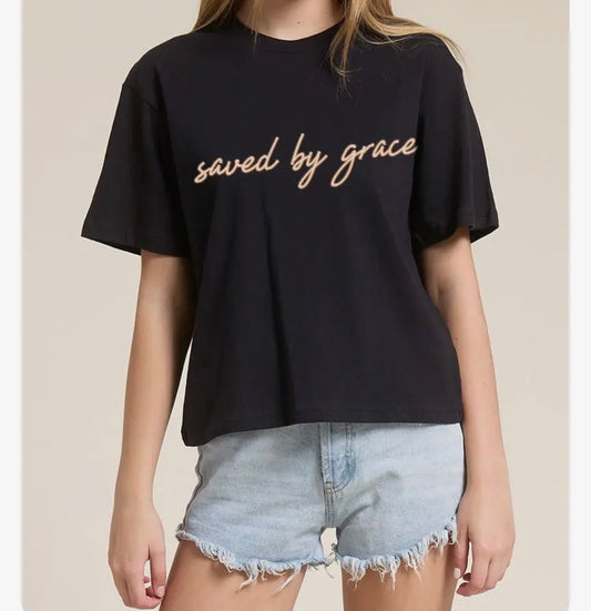 Saved By Grace SS Tee