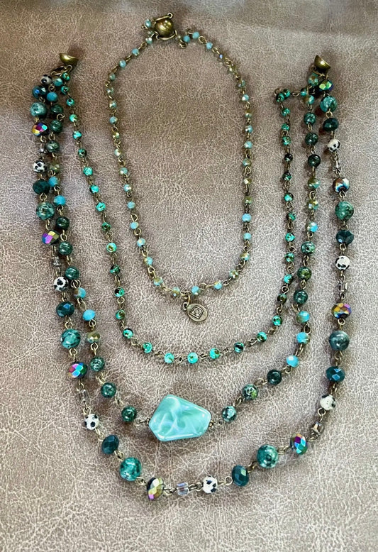 African Turquoise Necklace