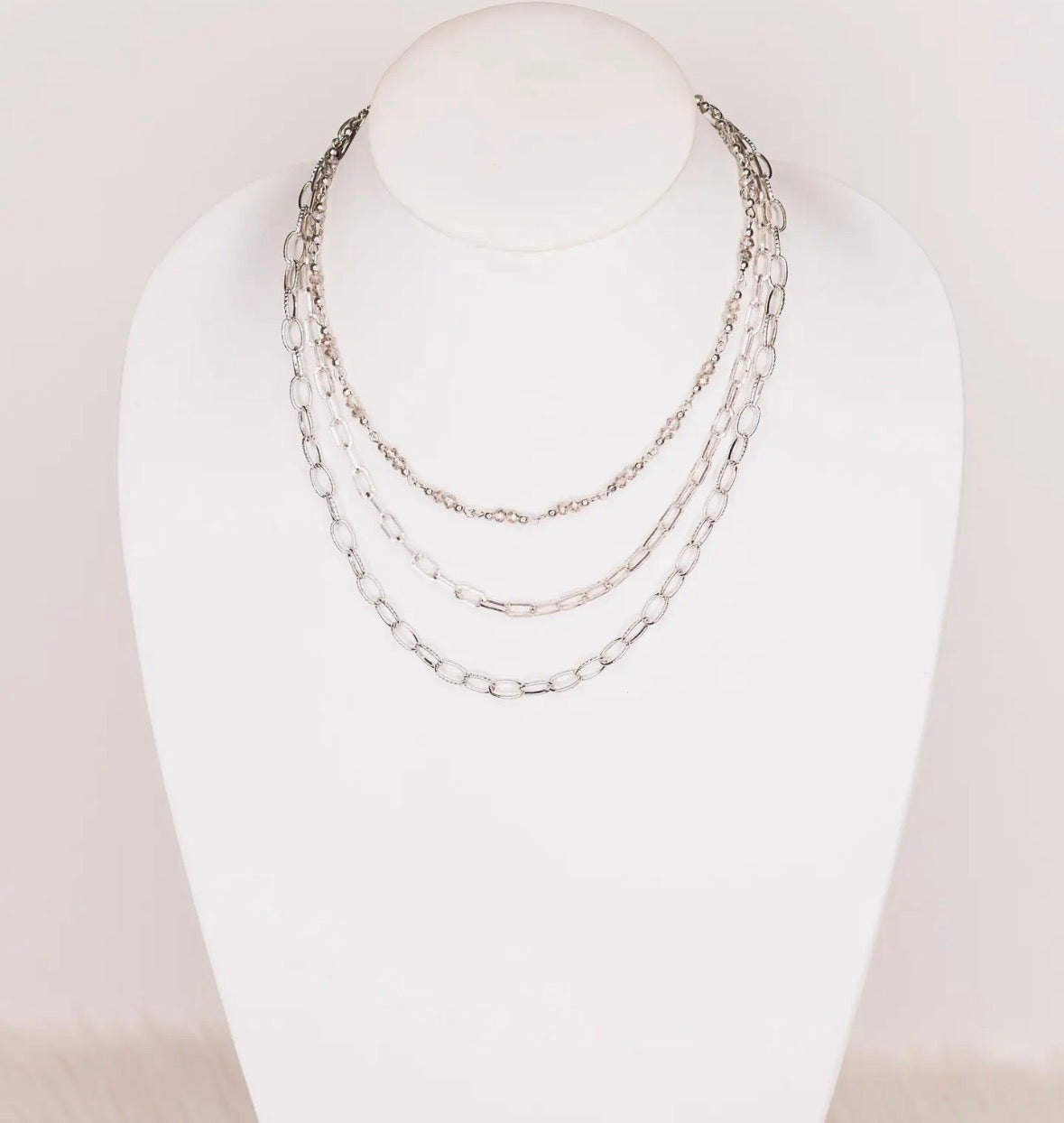 Sybil Silver Necklace