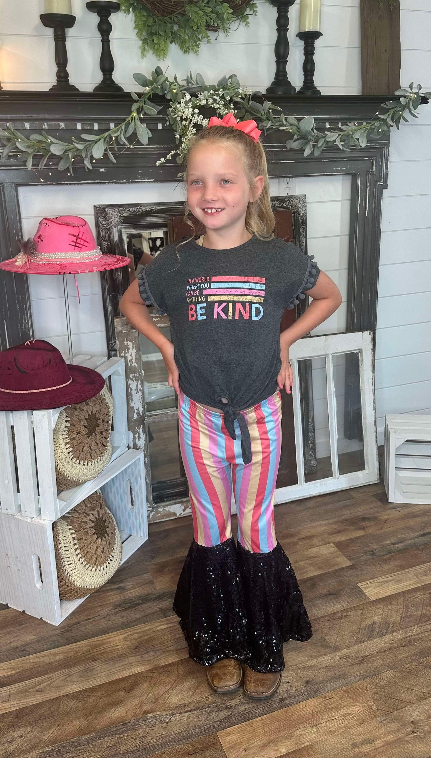 Little Girls Be Kind Pant Set