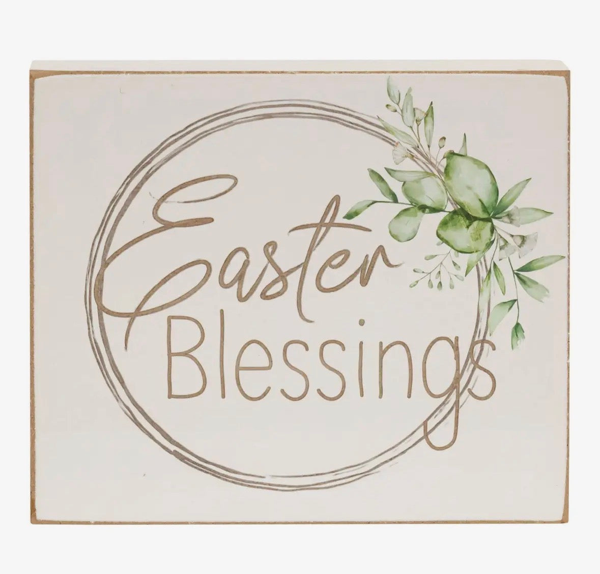 Easter Blessing Decorative Sign