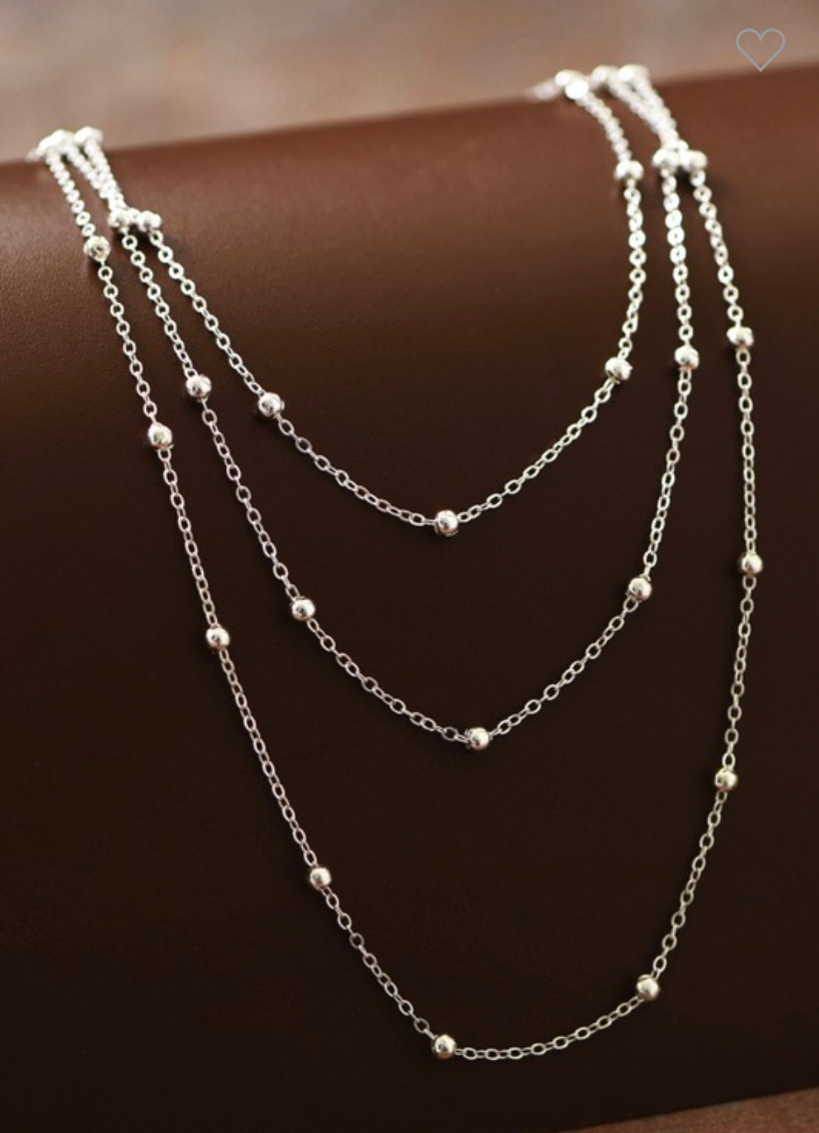 Triple Silver Chain