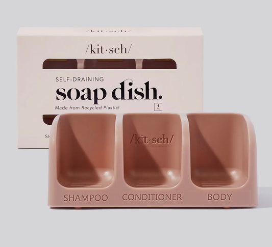 Kitsch Self Draining Soap Dish