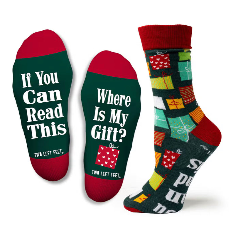 Two Left Feet Christmas Socks