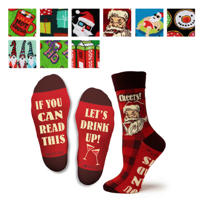 Two Left Feet Christmas Socks