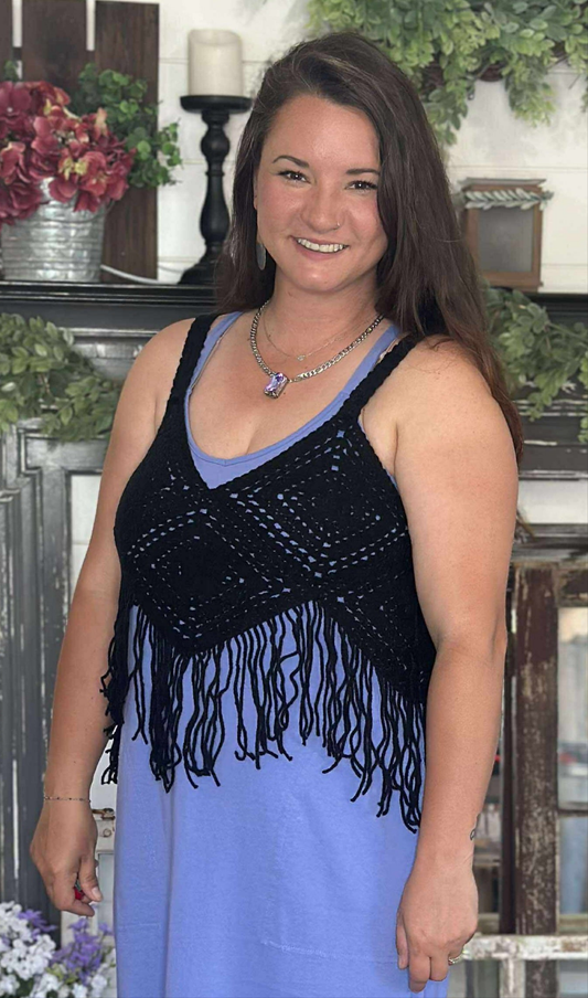 Crochet Cropped Tank Top