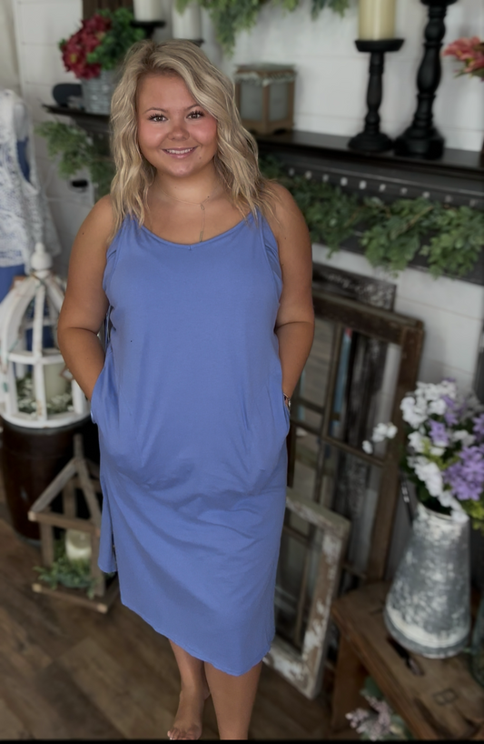Carefree and Comfy Tank Dress