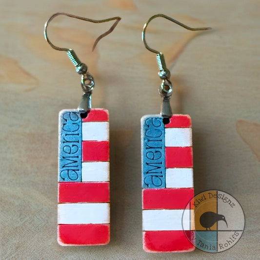 Patriotic Earrings