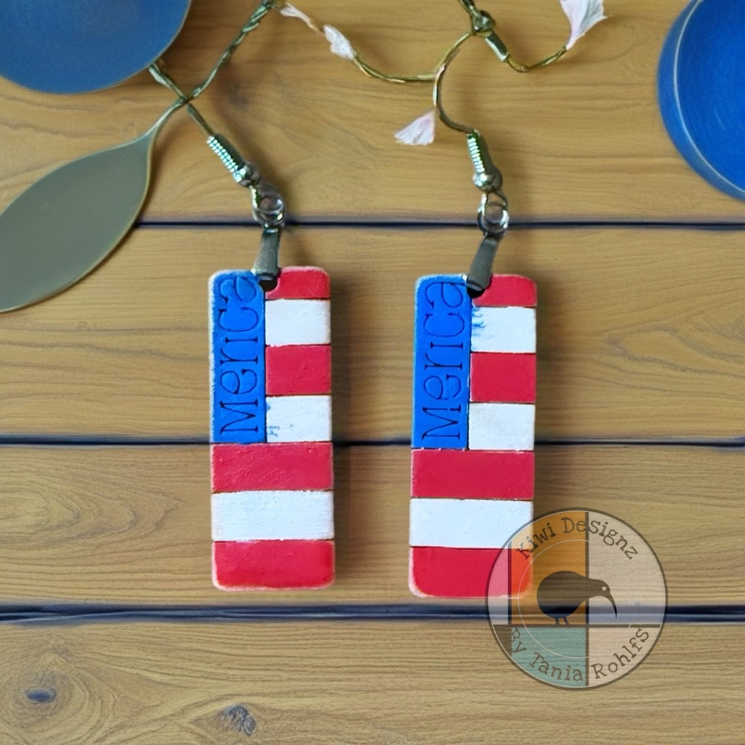 Patriotic Earrings