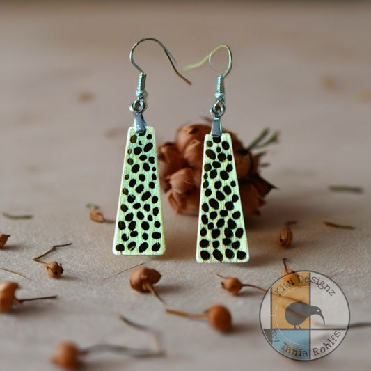 Wooden Speckle earrings