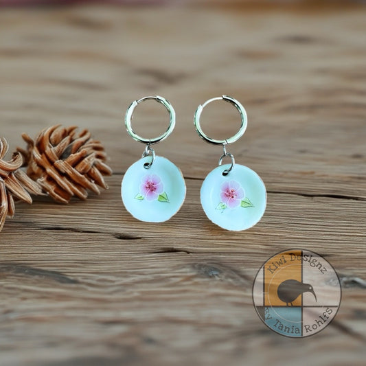 Miniature Cake Plate earrings