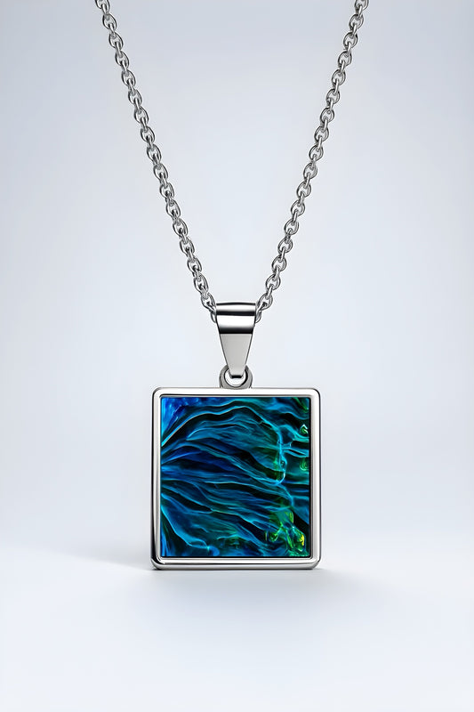 Black Magic dragon skin pendant necklace