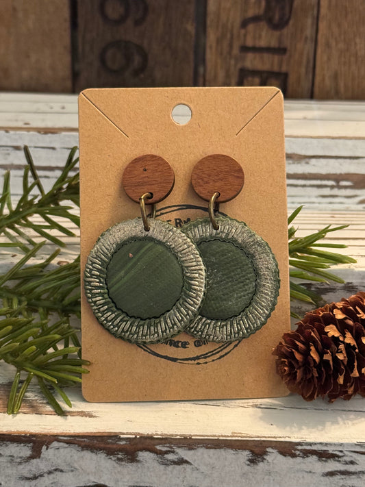 Hand Painted Clay Earrings