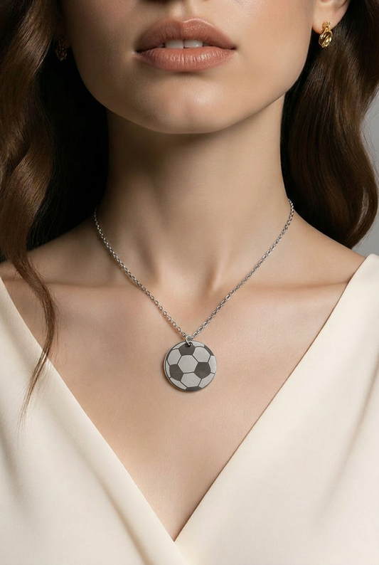 Soccer Pendant Necklace