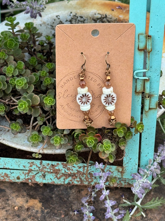 Czech Bead Earrings