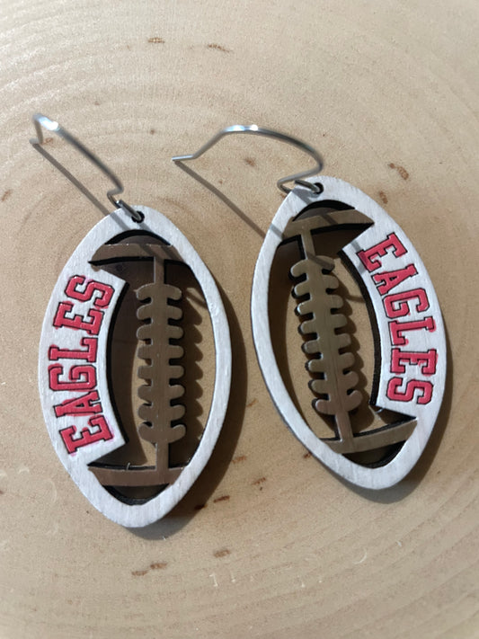 Eagles Football earrings