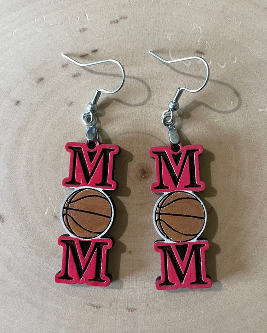 MOM Basketball earrings