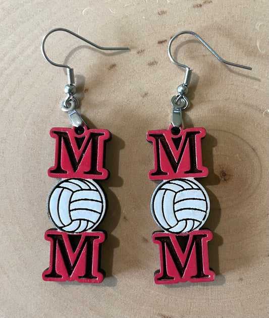 MOM Volleyball earrings