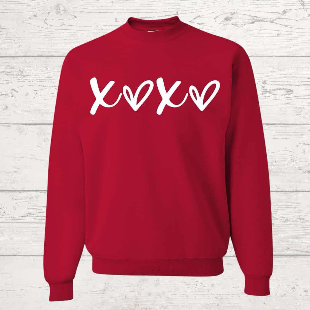 XOXO Red Valentine Crewneck