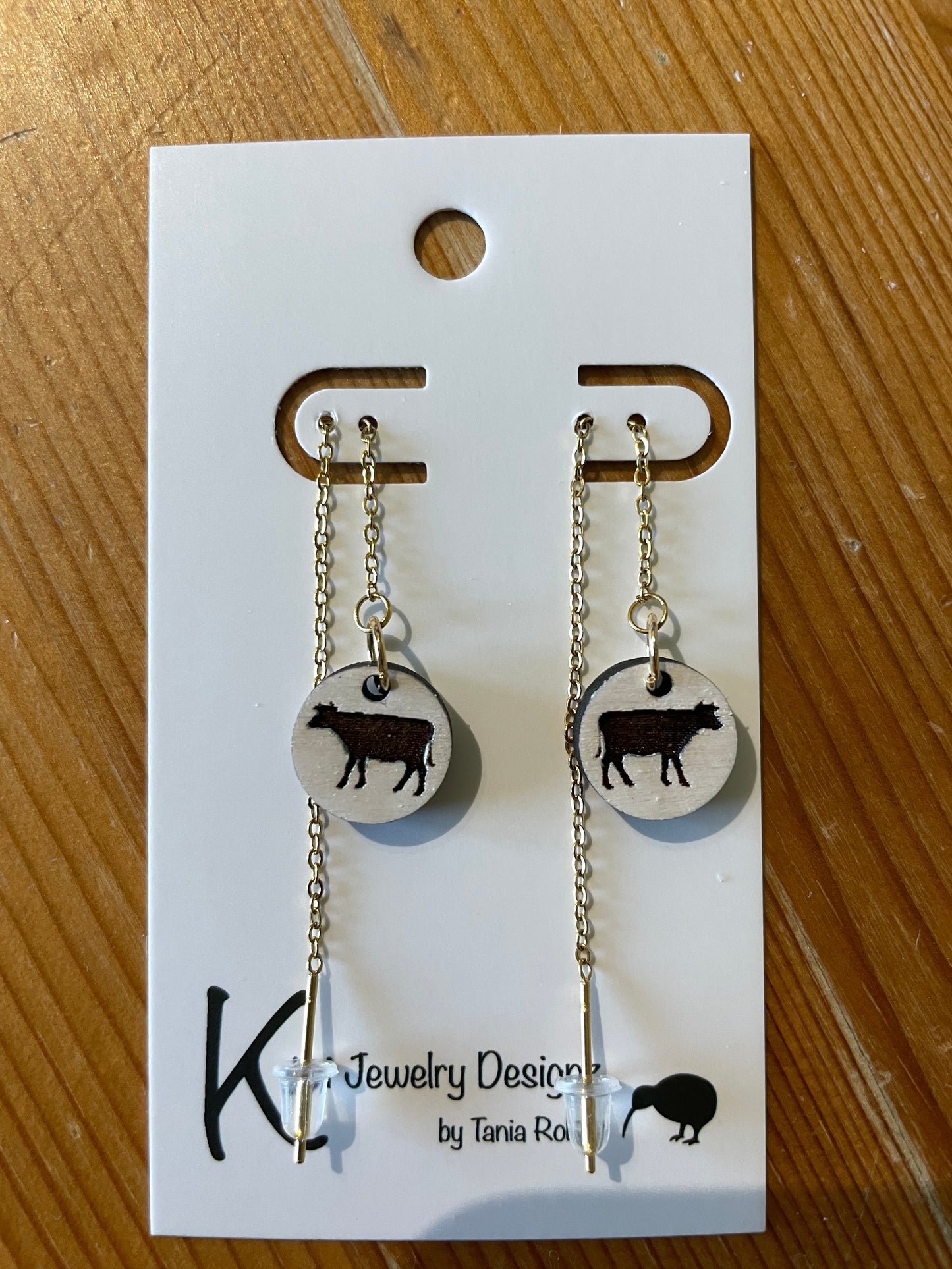 Cattle threader earrings (shorter length)