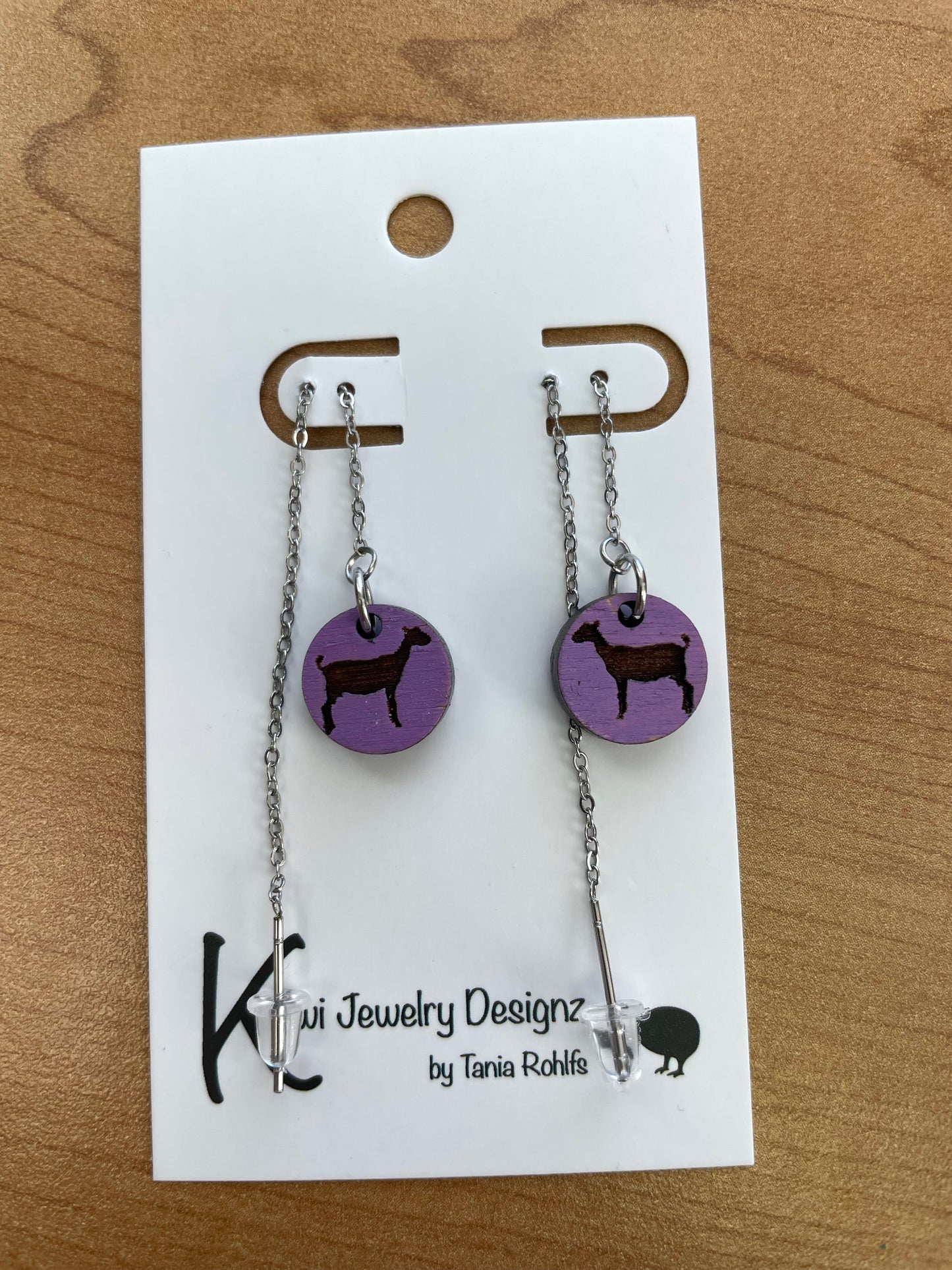 Goat threader earrings (shorter length)