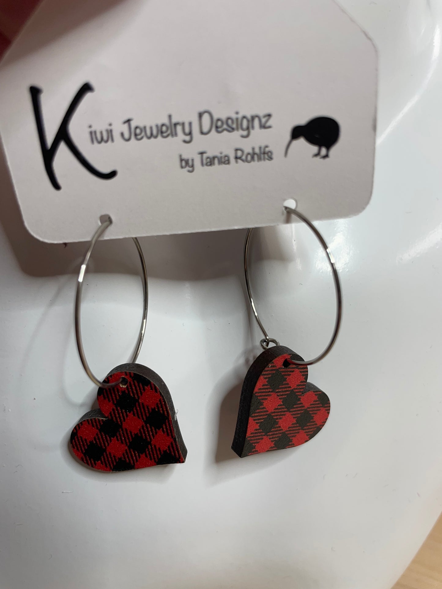 Hoop Hearts earrings