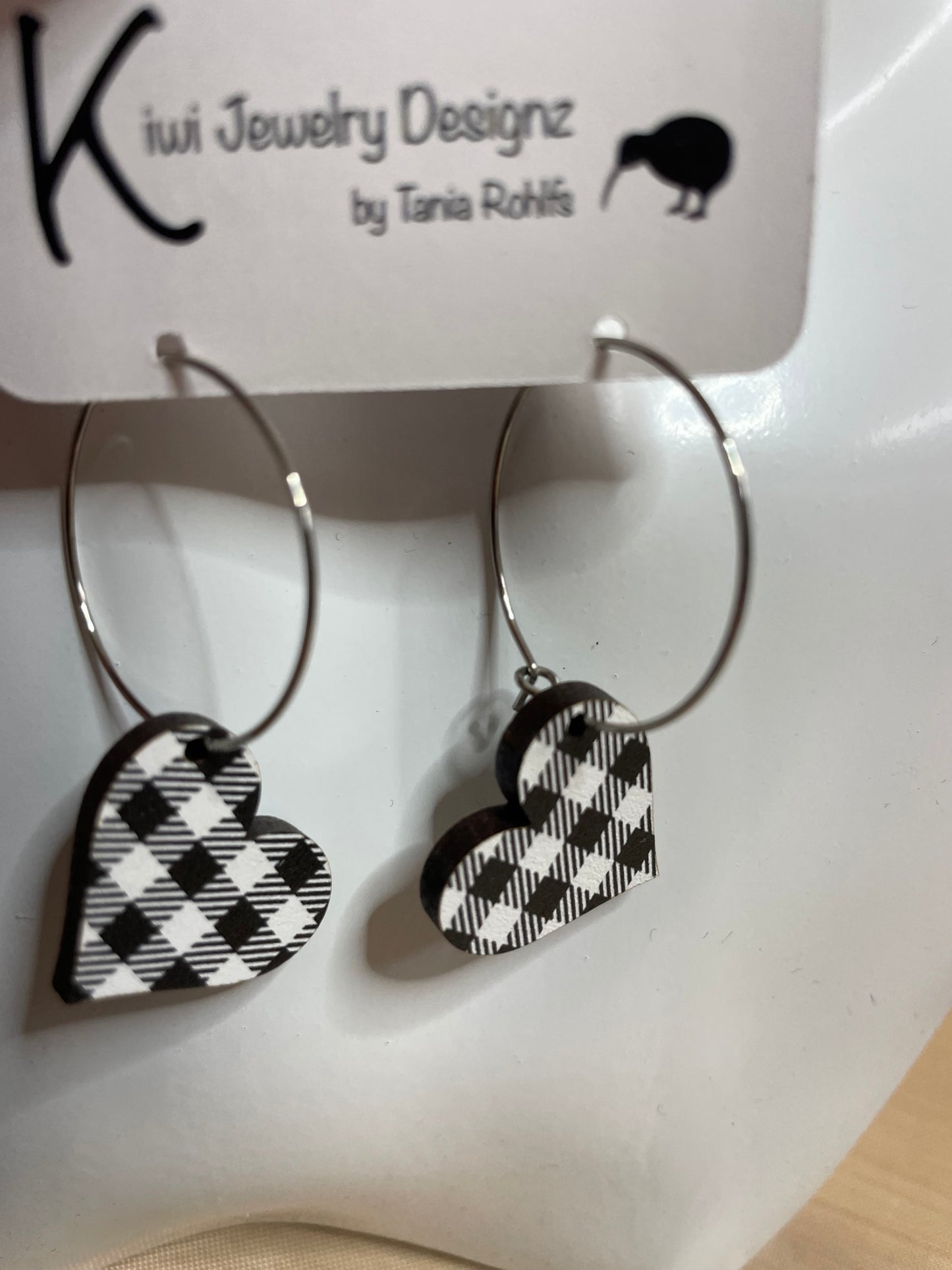 Hoop Hearts earrings