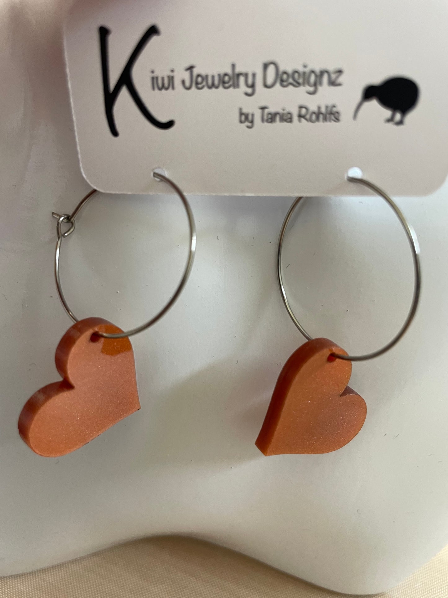 Hoop Hearts earrings