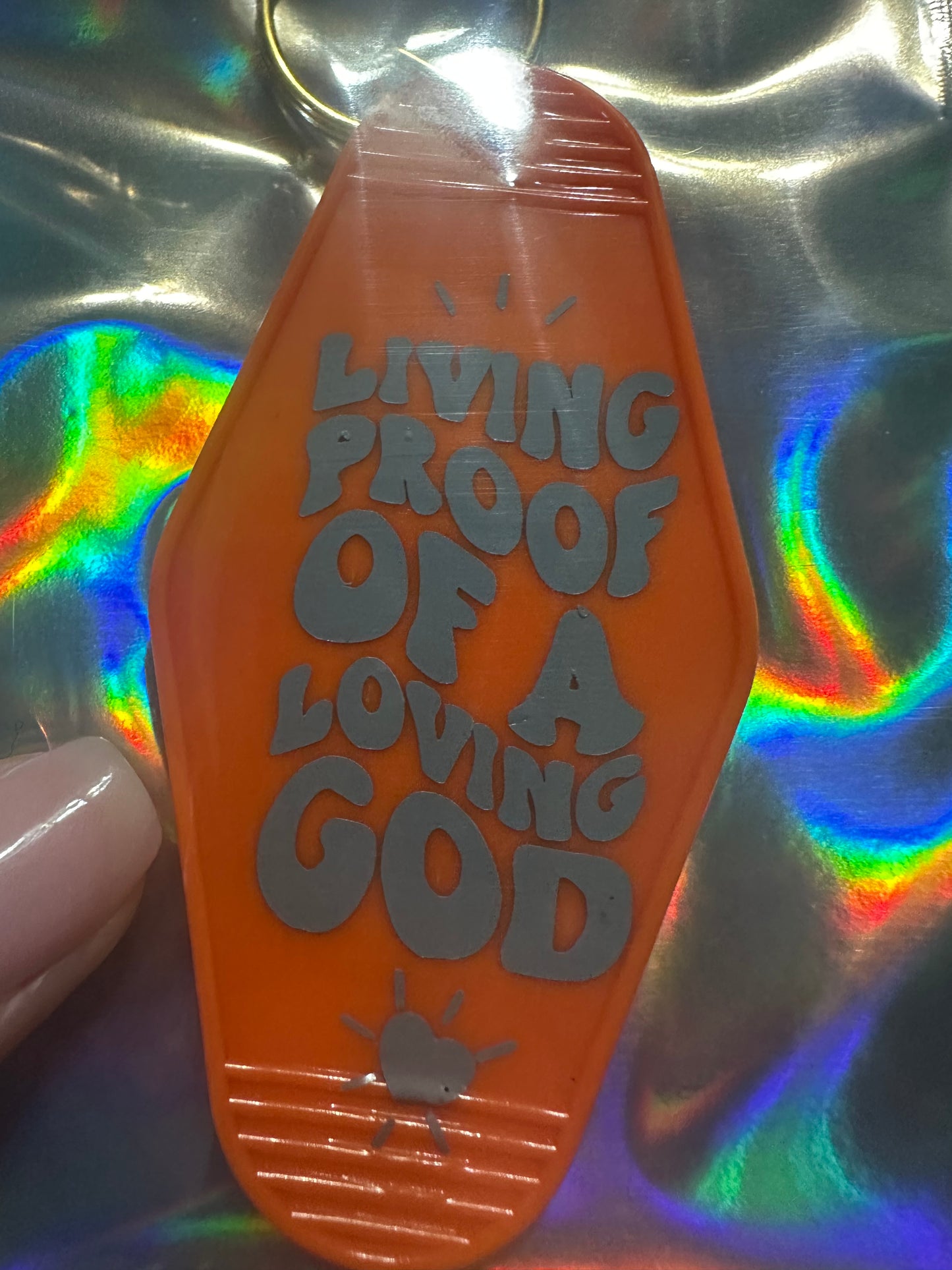 Jesus keychain