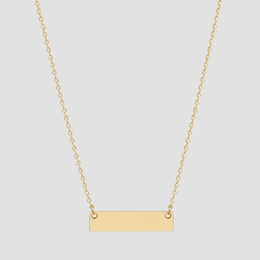 Stainless Steel Bar Necklace