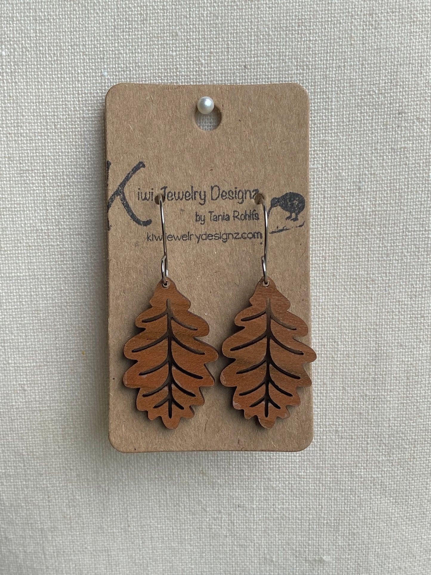 Kiwi Jewelry Designz - Wooden Earrings