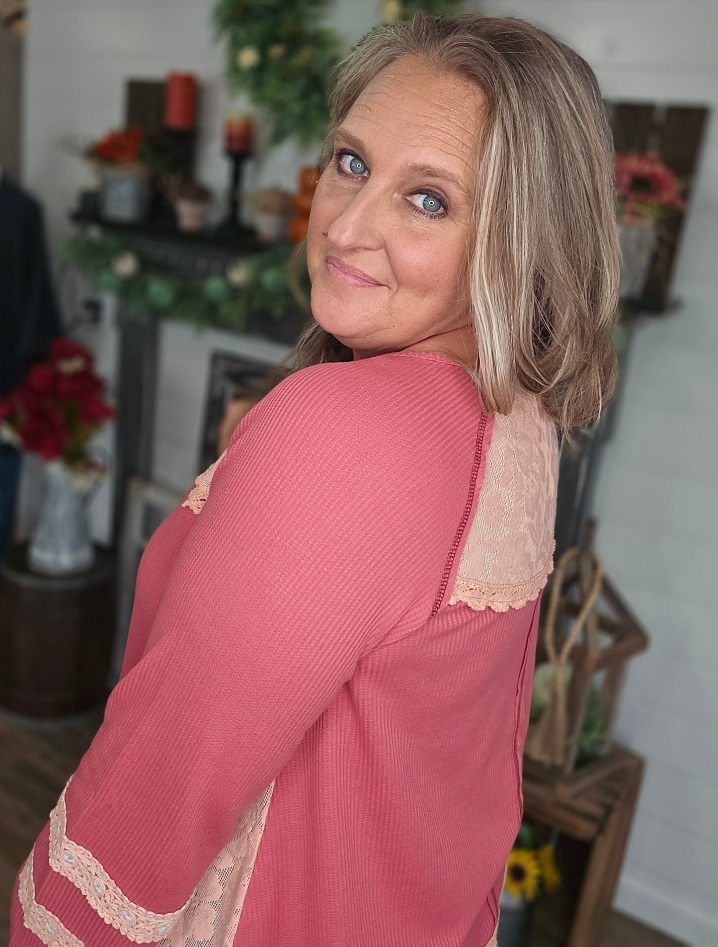 Lovin the Lace Long Sleeve Top