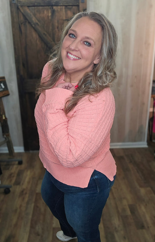 Taylor Textured Knit Sweater