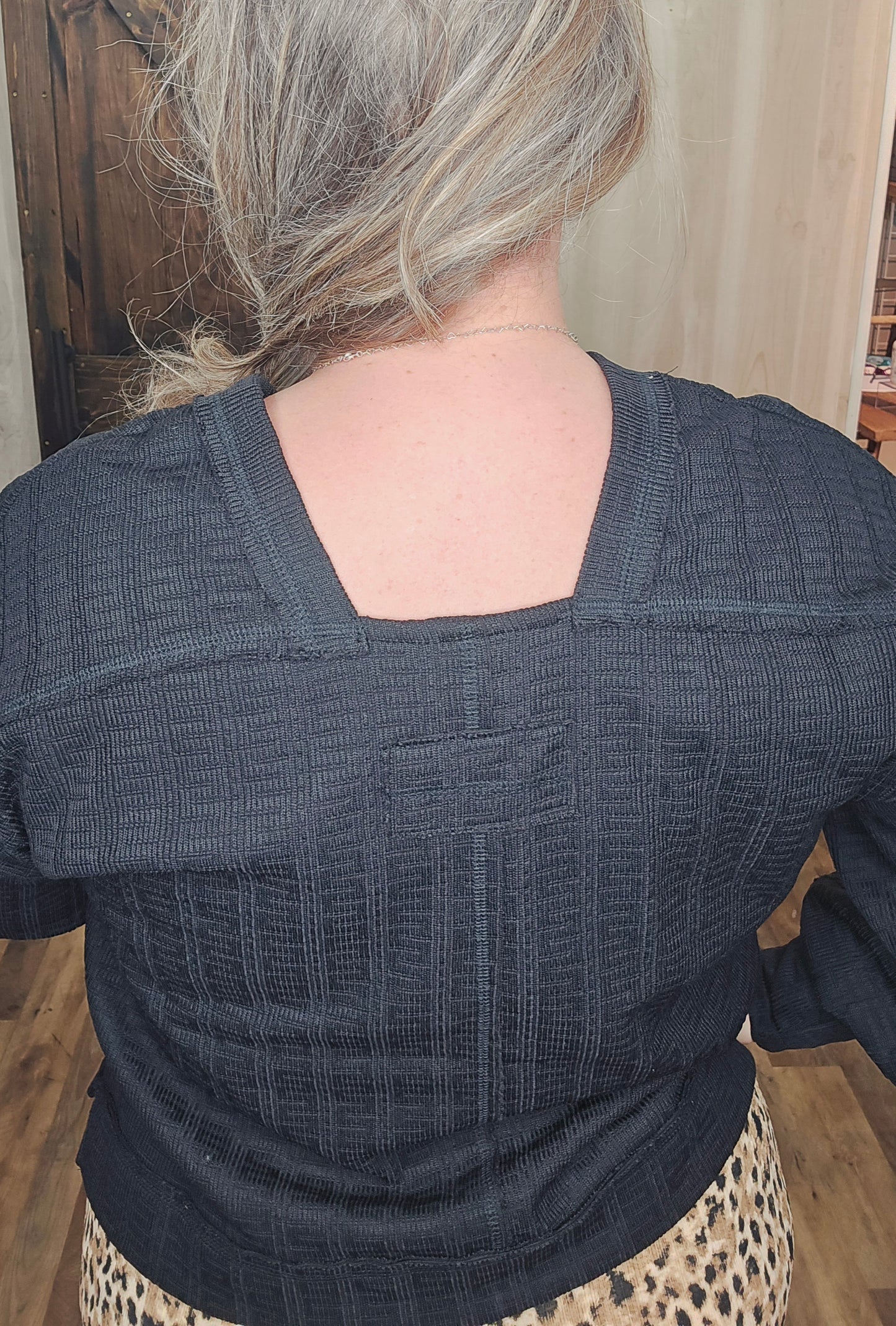 Tessa Textured Knit Top