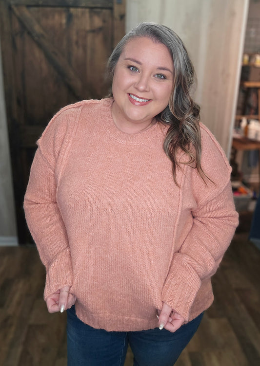 Fuzzy Feeling Sweater Top