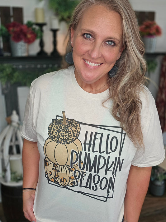 Hello Pumpkin Season Tee