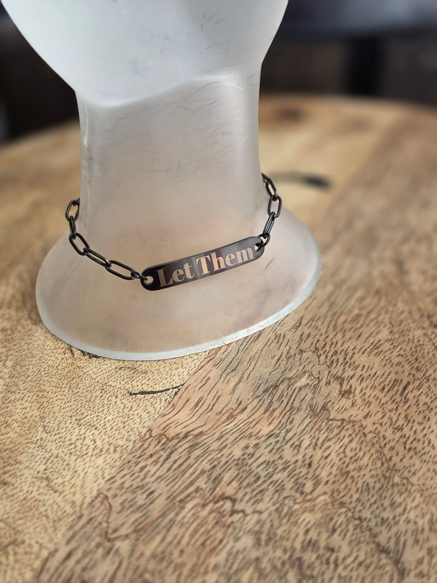 Let Them Engraved Bracelet