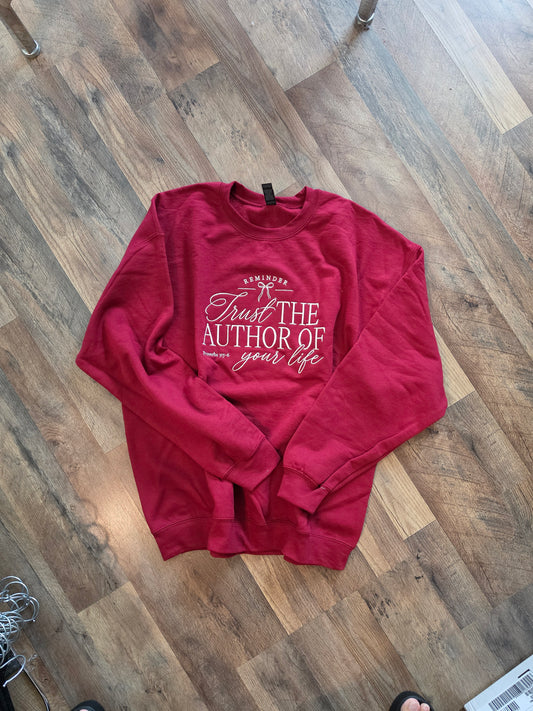 Sewing Memories Trust The Author Sweatshirt