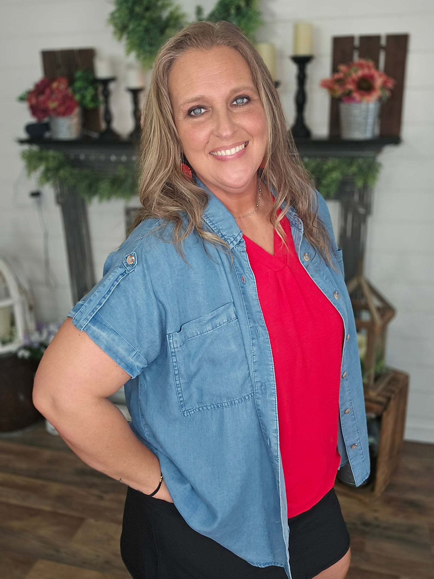 Sherry Chambray Blouse
