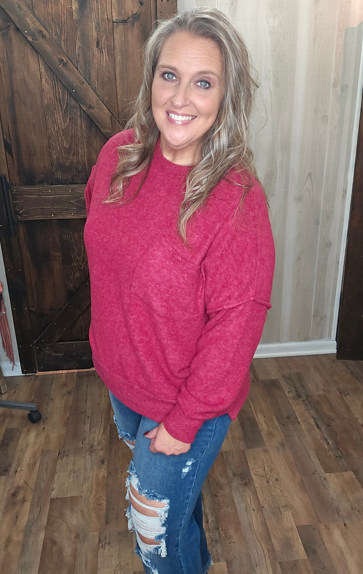 Dreama Drop Shoulder Oversized Sweater