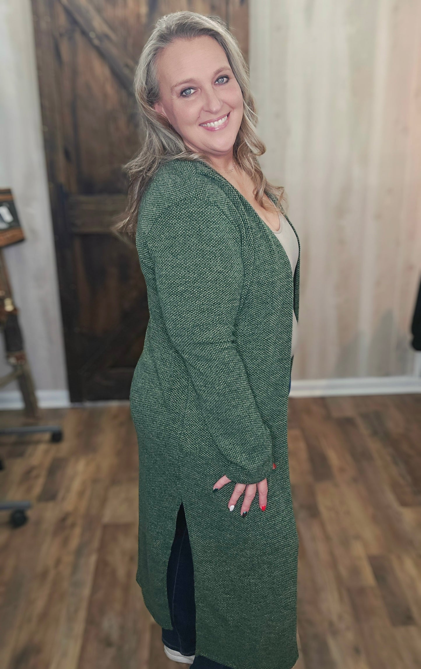 Happy Hacci Duster Cardigan