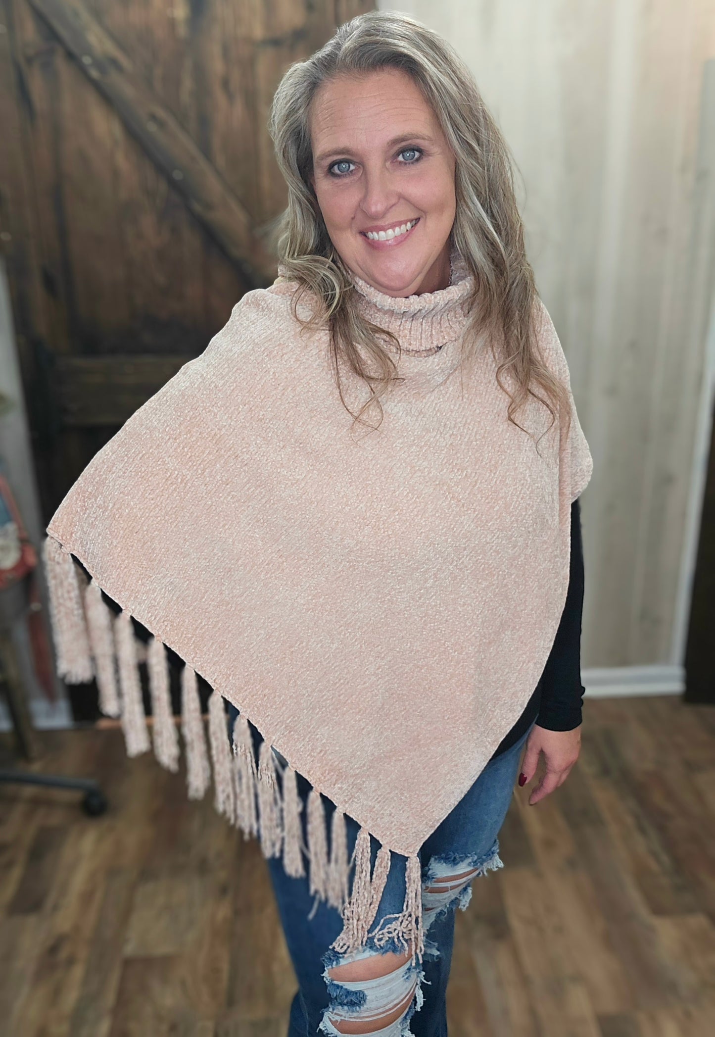 Softest Ever Cowl Neck Poncho