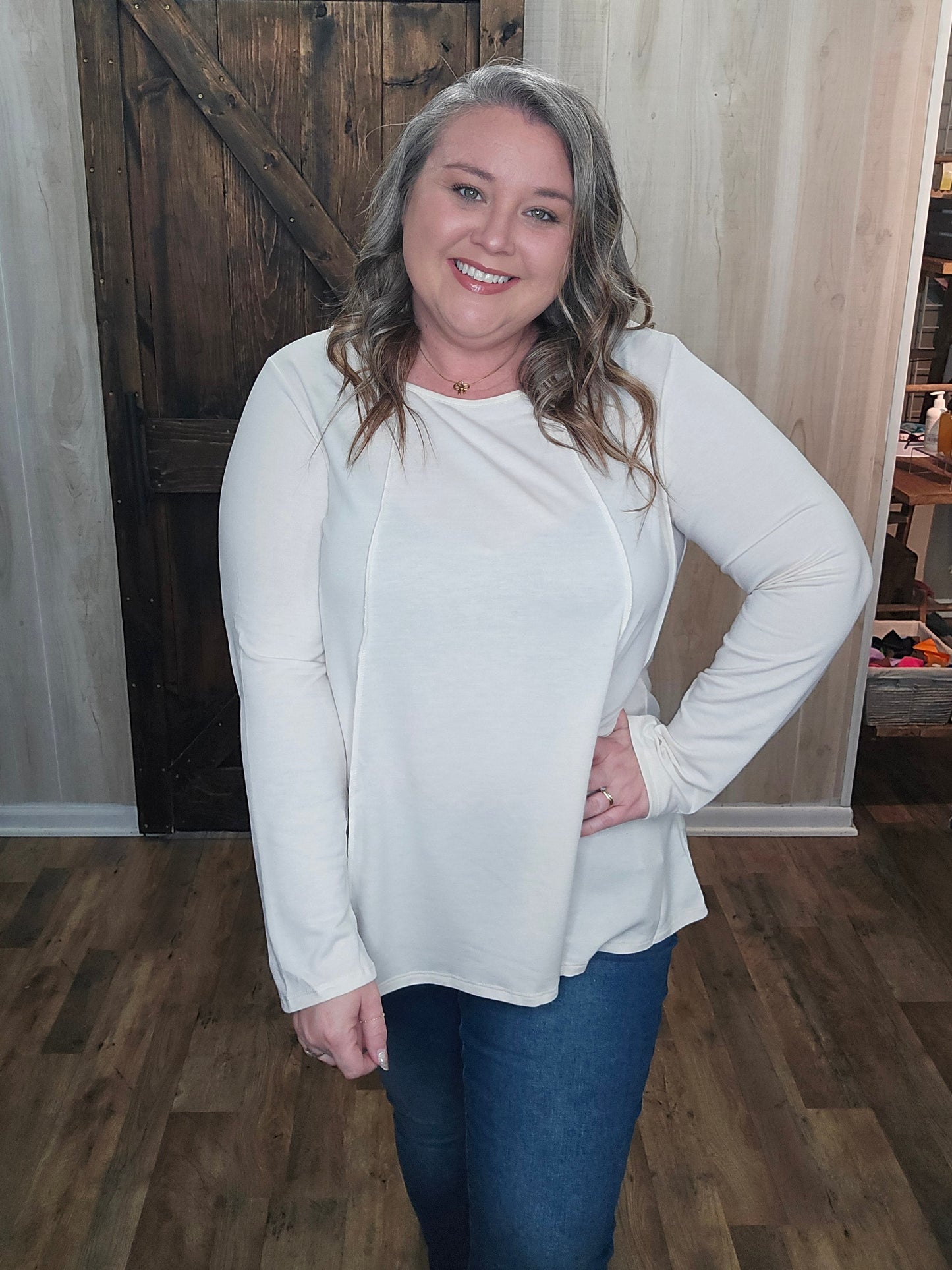 Simple Seams Knit Top